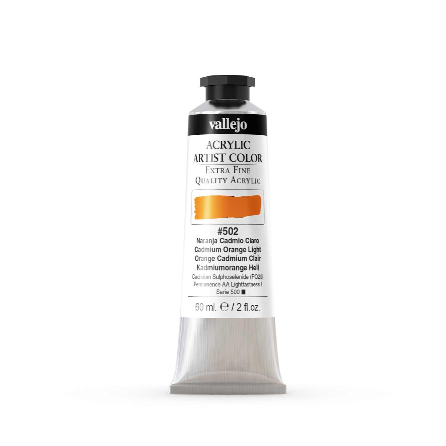 Vallejo Artist 60ml Cadmium Orange Light