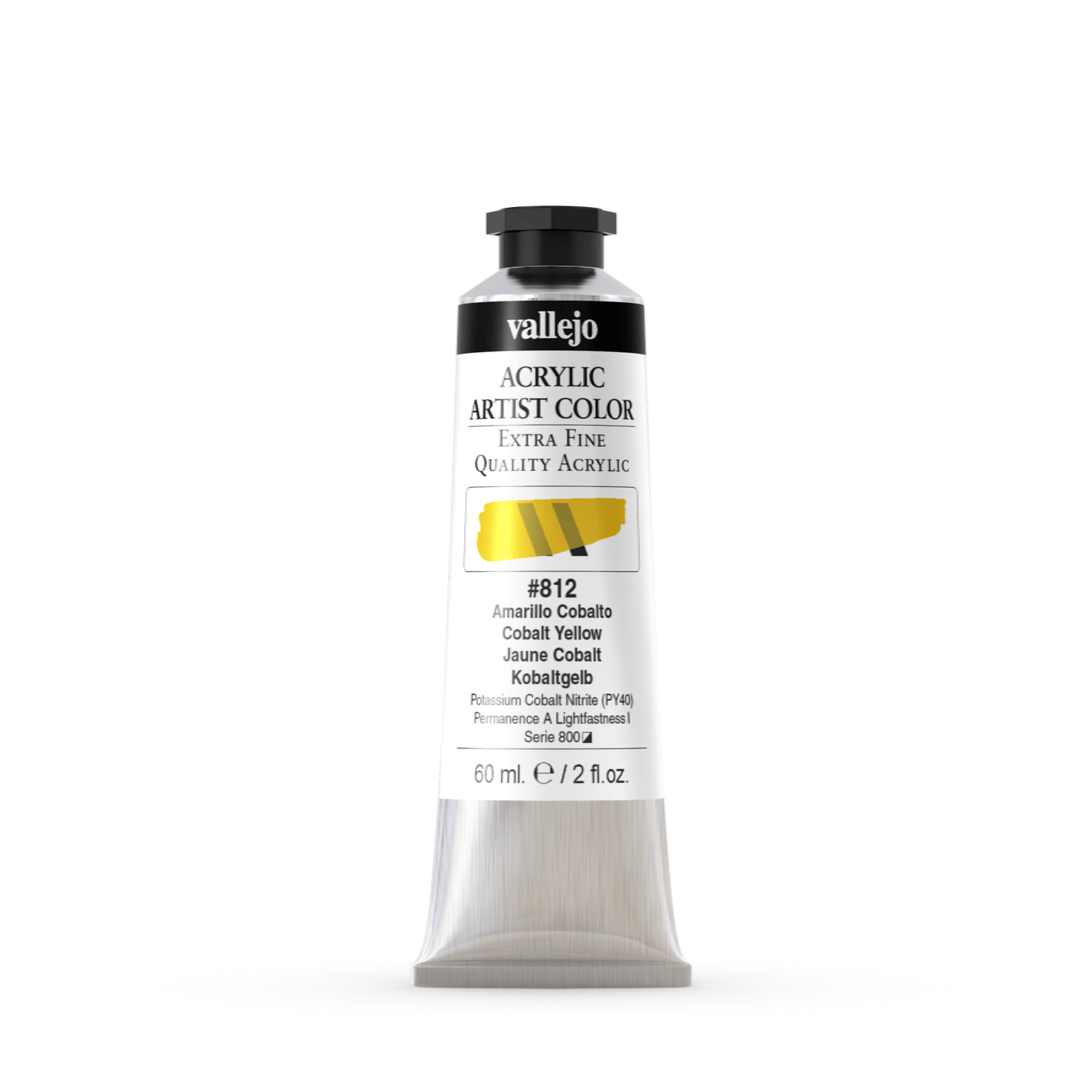 Vallejo Artist 60ml Cobalt Yellow