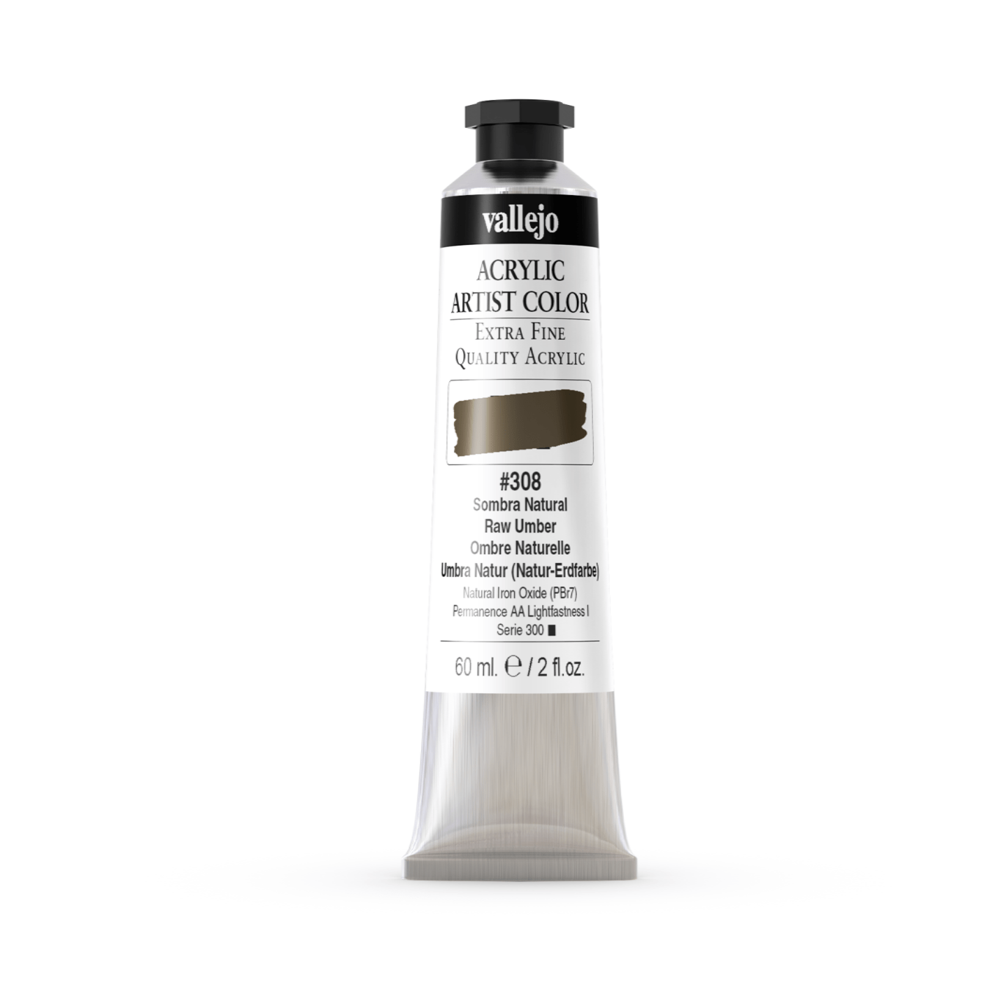 Vallejo Artist 60ml Raw Umber