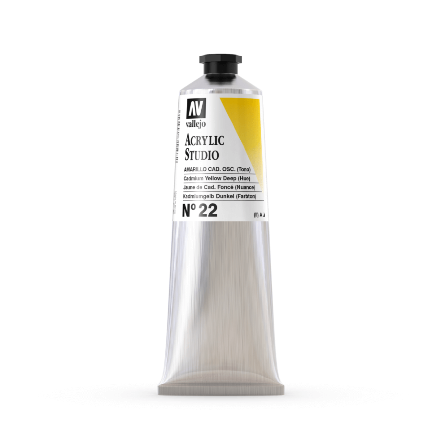 Vallejo Studio 125ml Cadminum Yellow Deep (Hue)