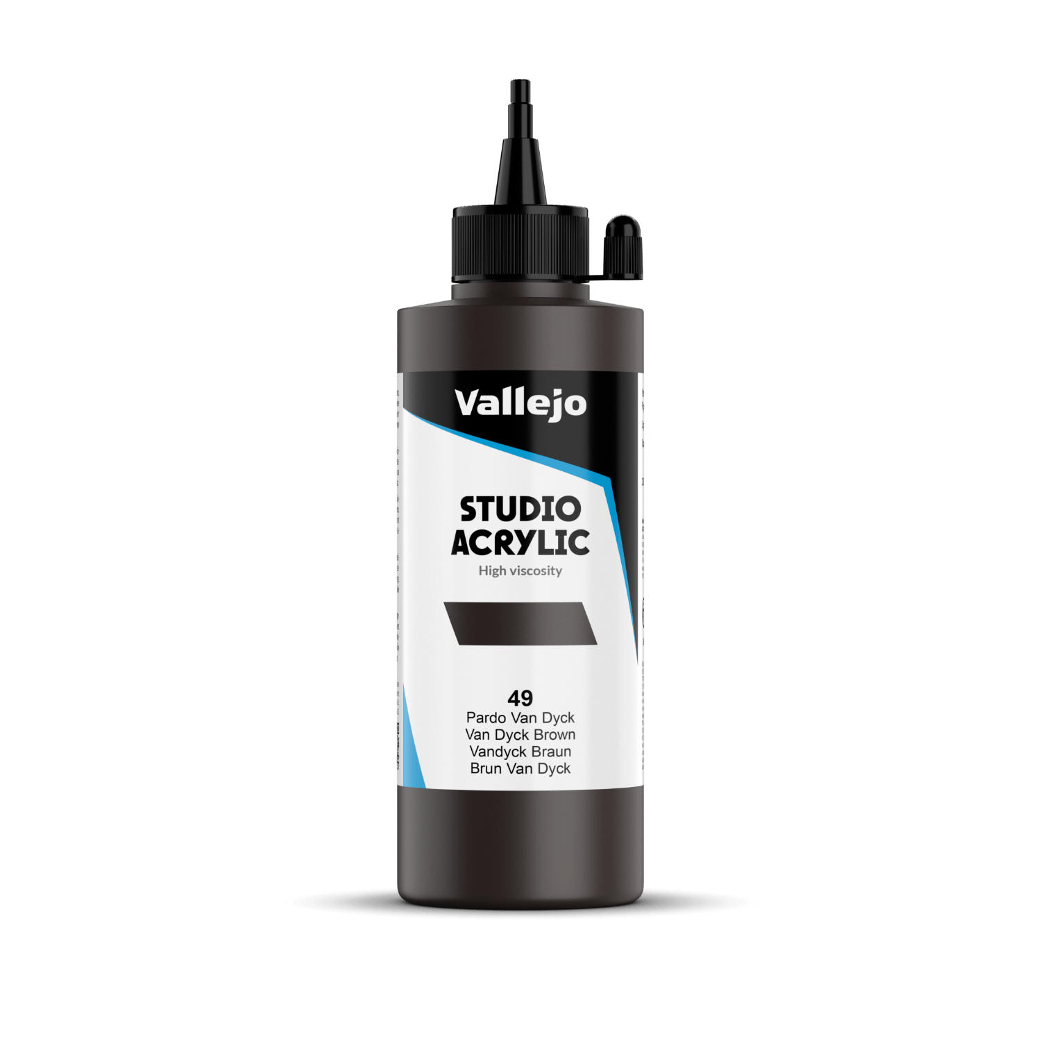 Vallejo Studio 200ml Van Dyck Brown