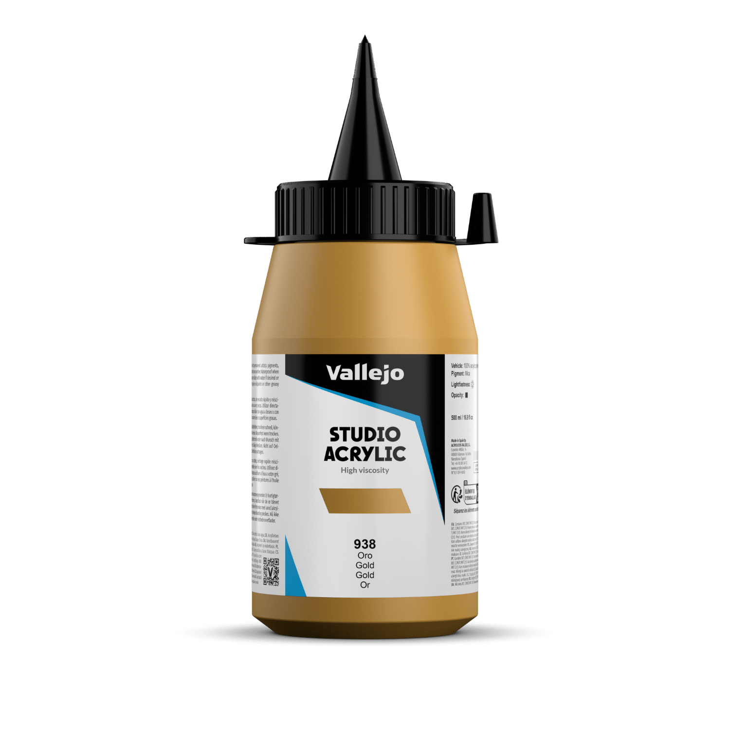 Vallejo Studio 500ml Gold