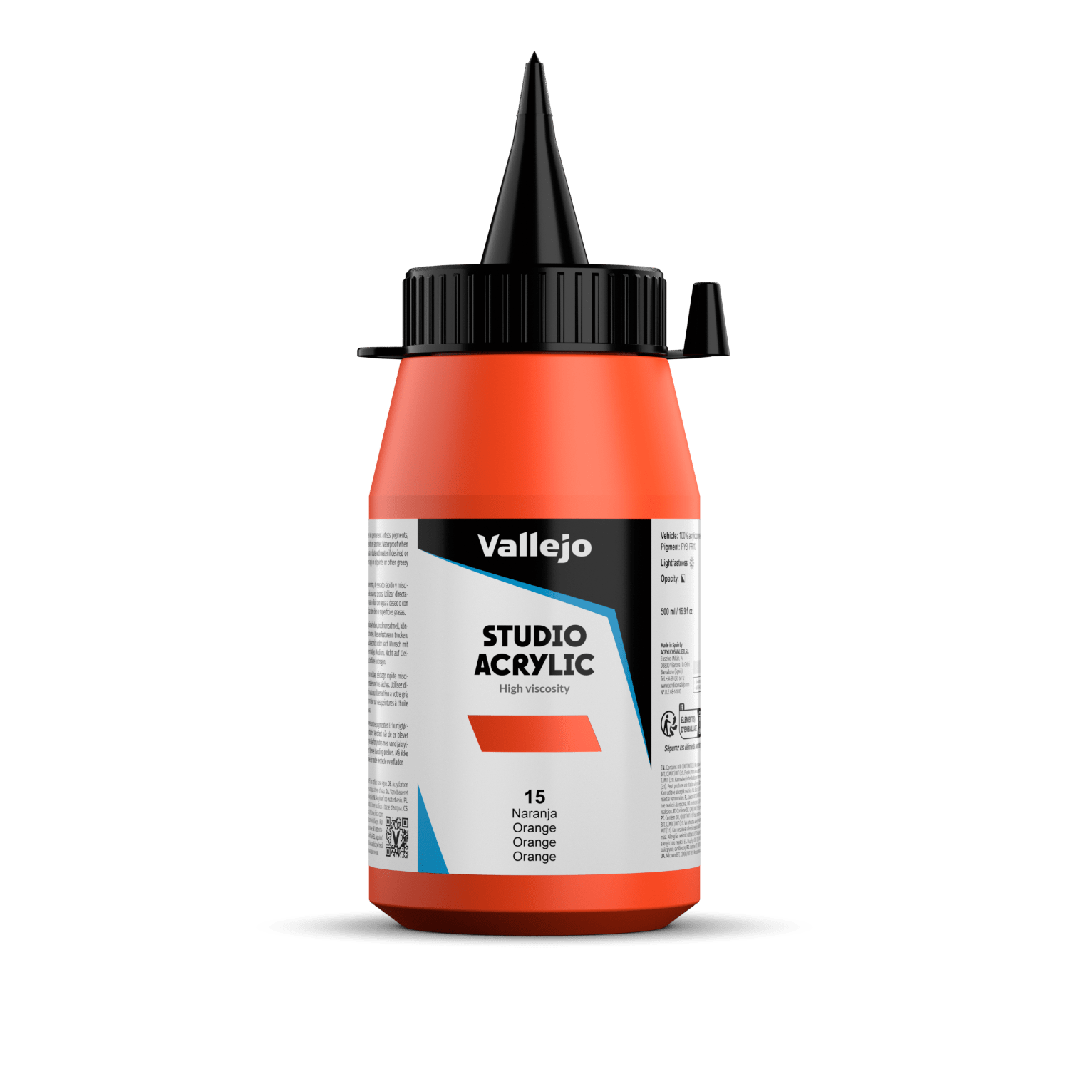 Vallejo Studio 500ml Orange