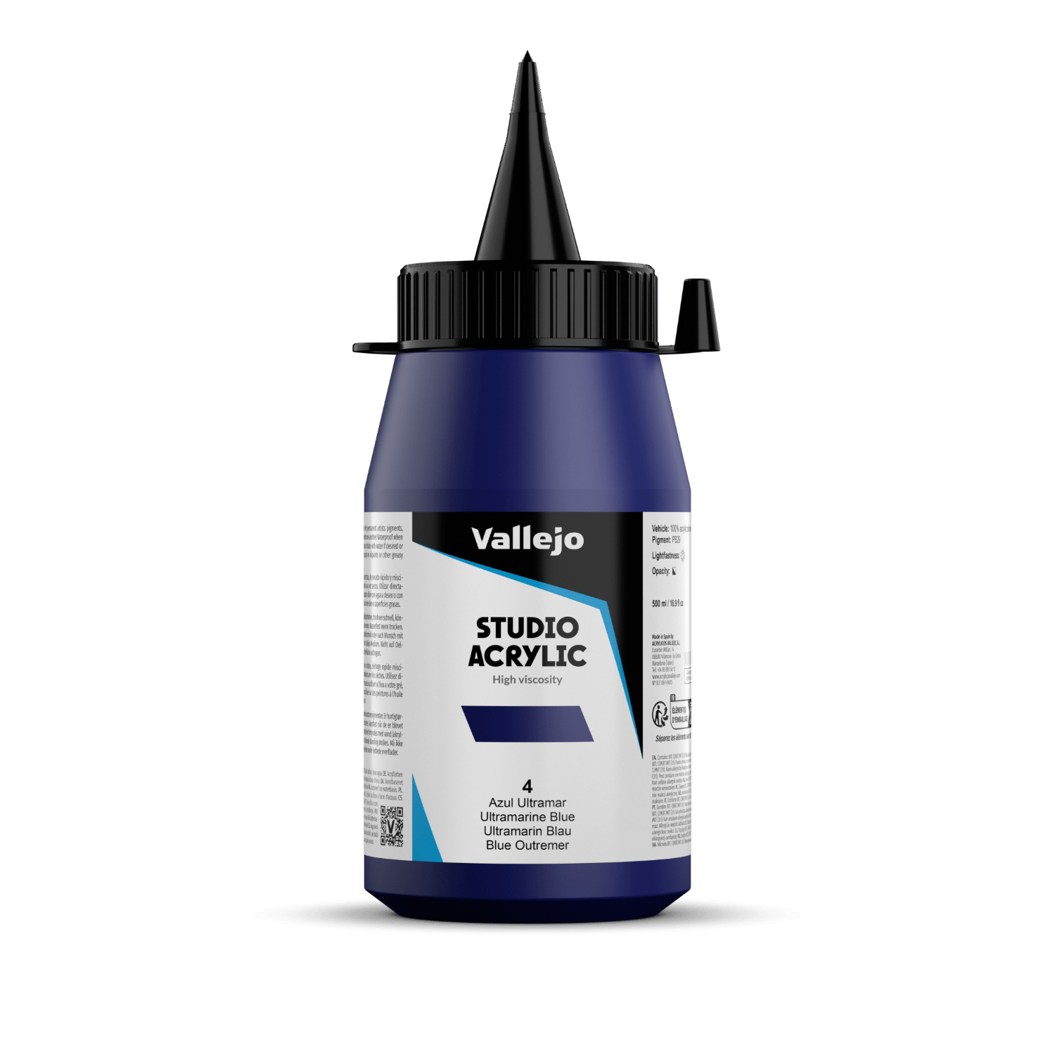 Vallejo Studio 500ml Ultramarine Blue