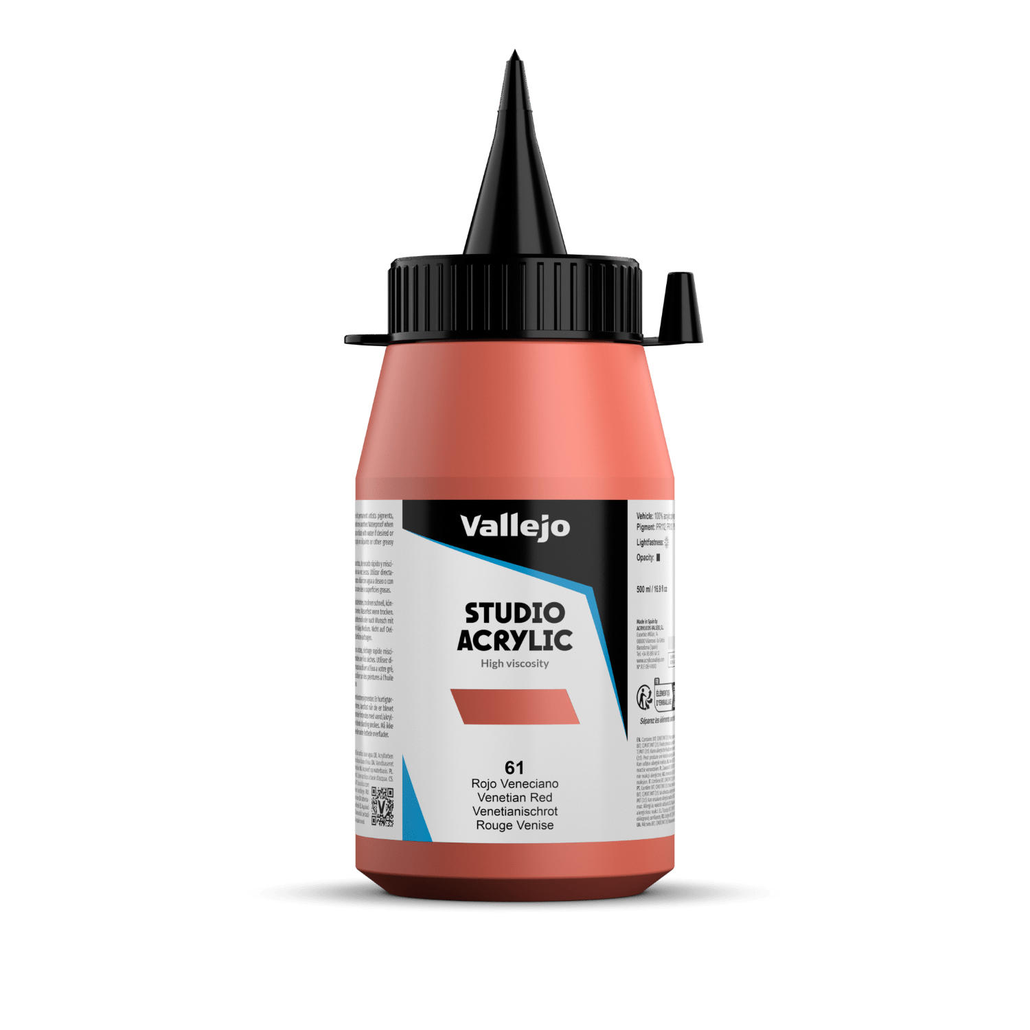 Vallejo Studio 500ml Venetian Red