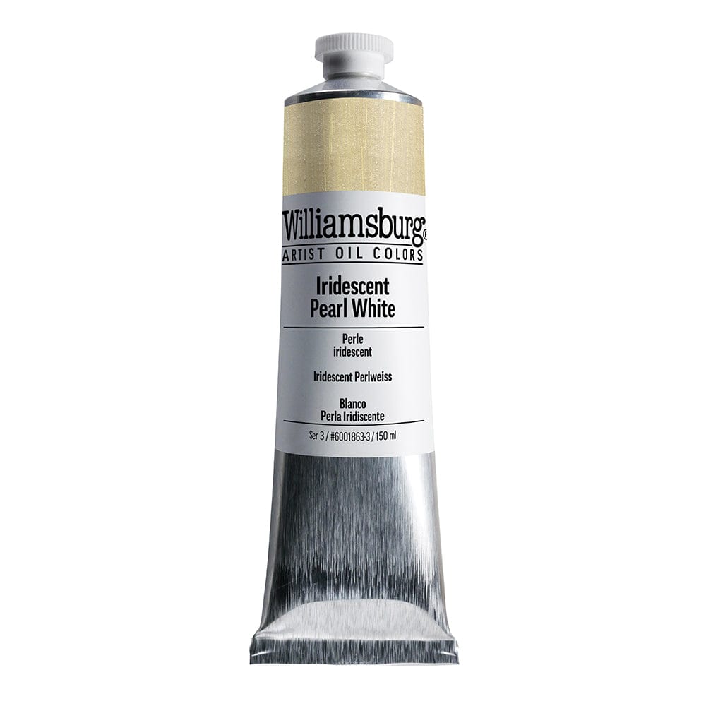 Williamsburg Oliemaling 150ml Iridescent Pearl White