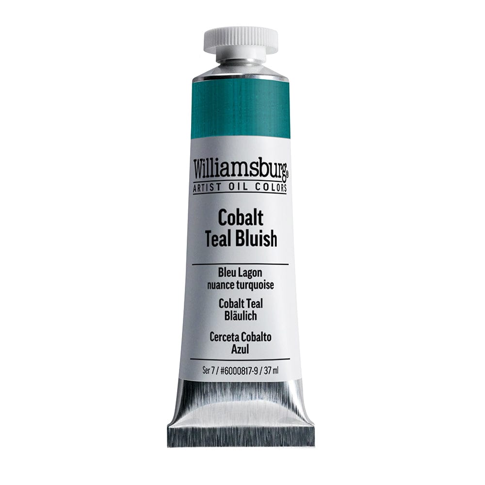 Williamsburg Oliemaling 37ml Cobalt Teal Bluish