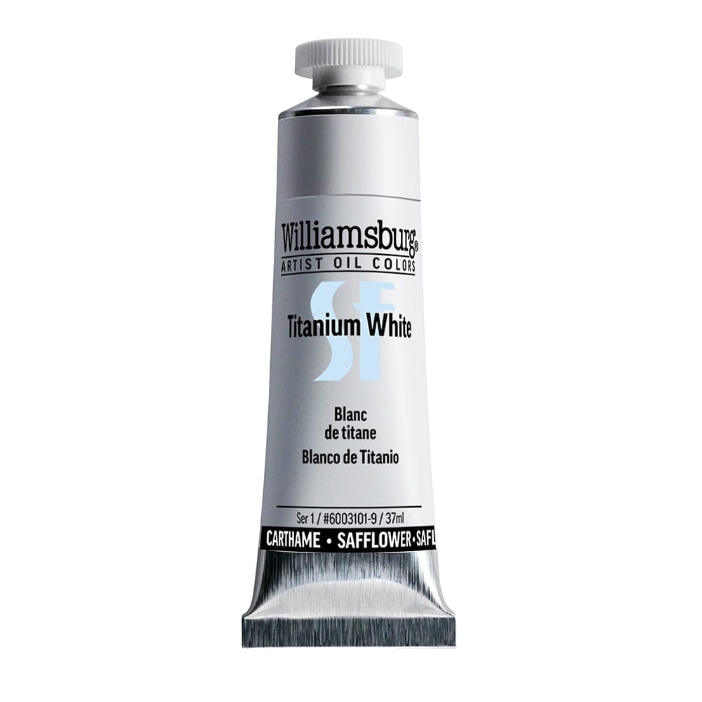 Williamsburg Oliemaling 37ml SF Titanium White