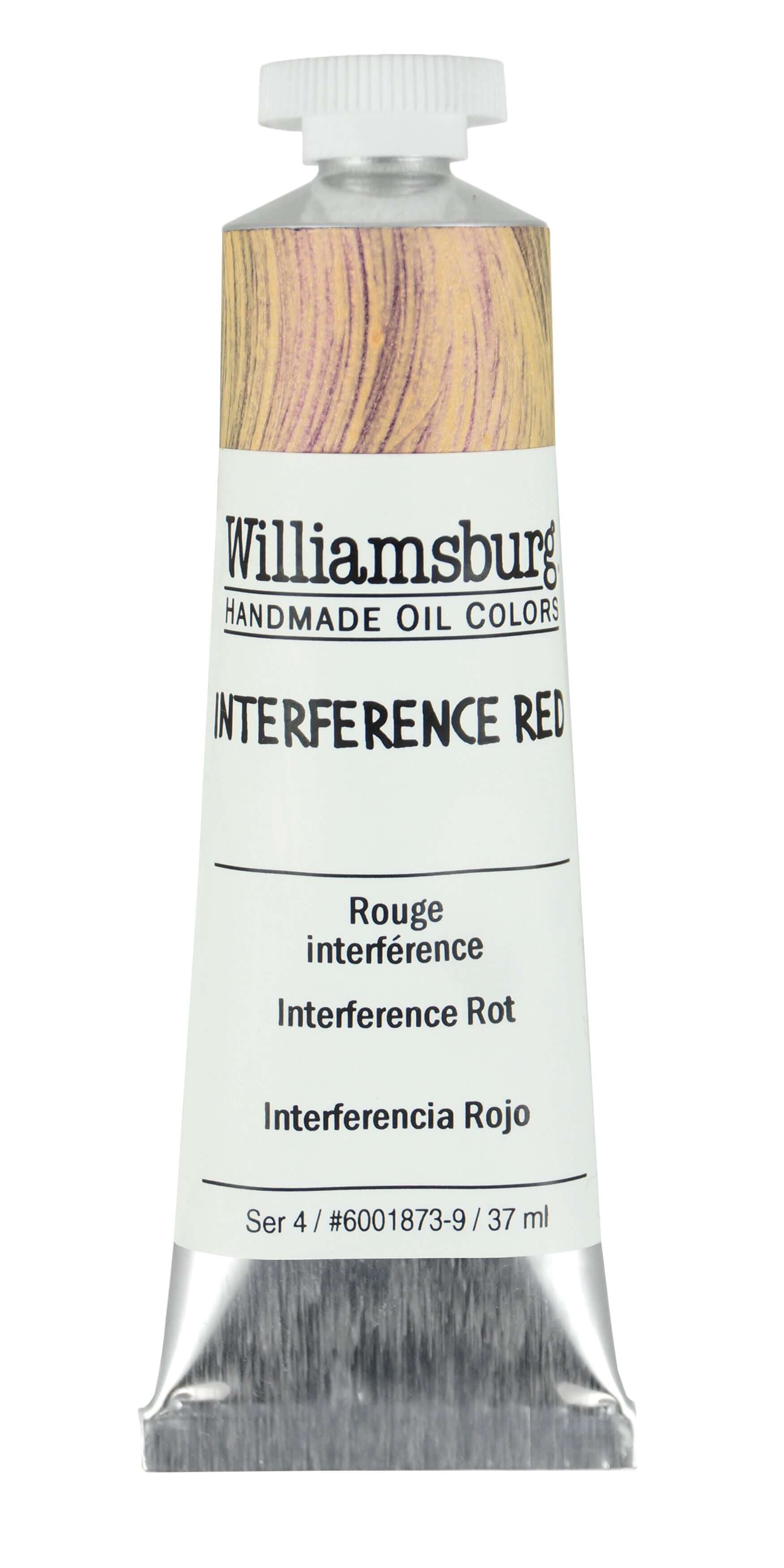 Williamsburg Oliemaling Interference Red